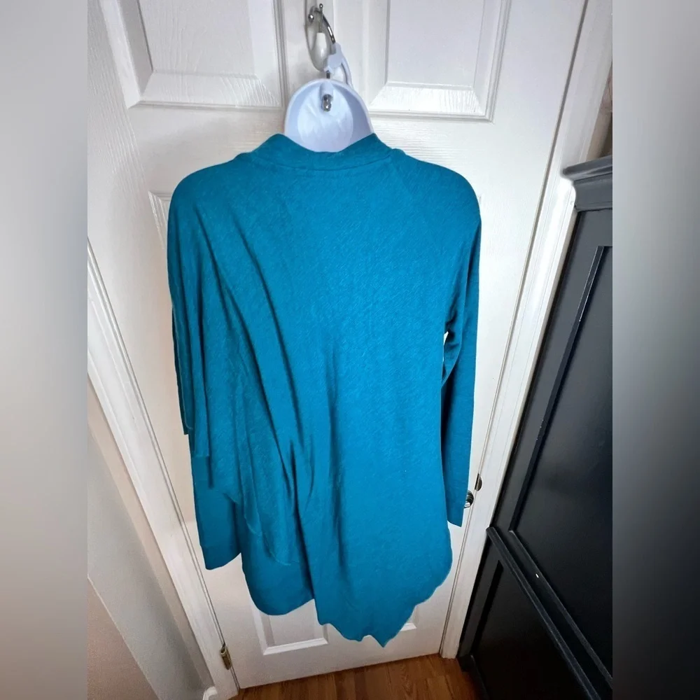 Soft Surroundings Women’s Small Madison Cape Tunic Sweater Top Asymmetrical S